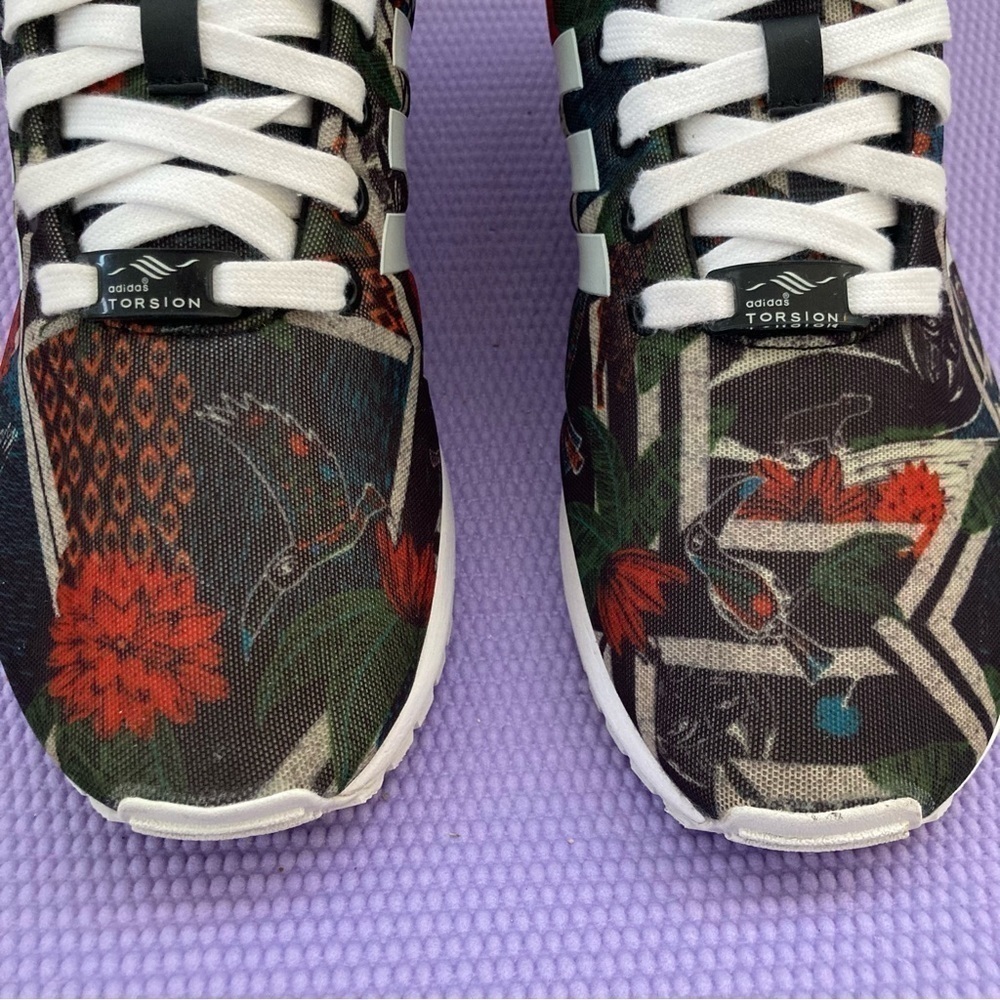 ADIDAS ZX FLUX LOW Running Sneakers TRAINERS WOMEN SHOES Size 8 - Picture 5 of 9